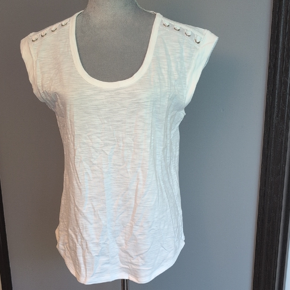WHBM NWT White Tee Medium